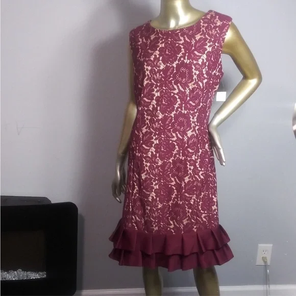 chinese dress ladies Donna Ricco DR50487 - Short A-Line Dress